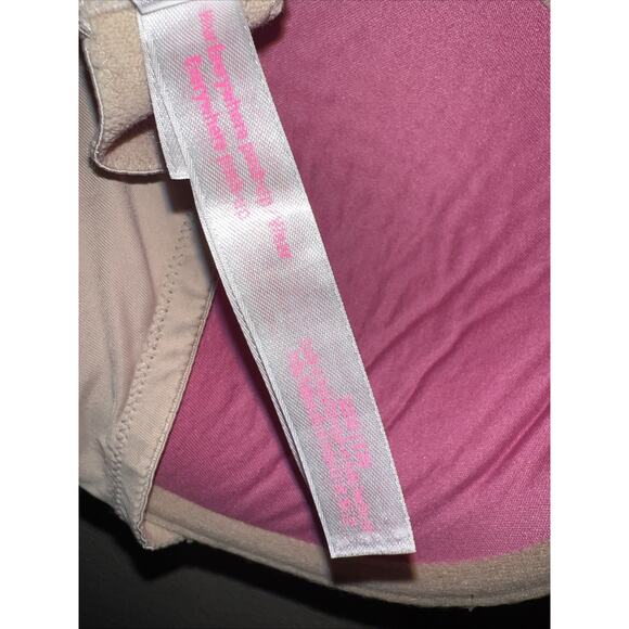 Victoria's Secret PINK Wear Everywhere 32DD Bra Beige Push Up Padded Tan - Picture 12 of 13
